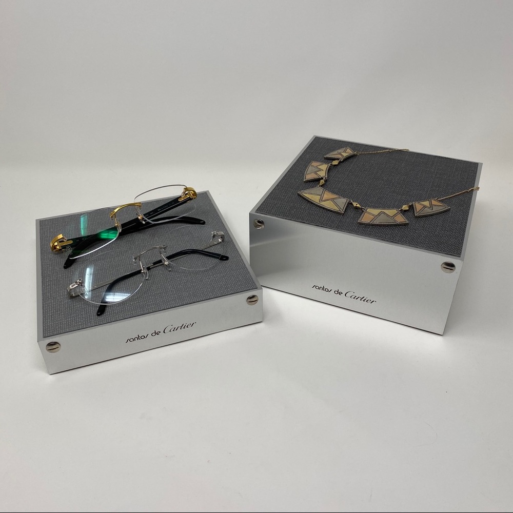 Cartier jewelry/eyewear display